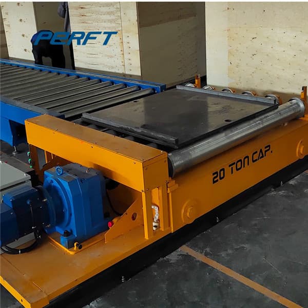 agv transfer cart with iso certificated 20 ton